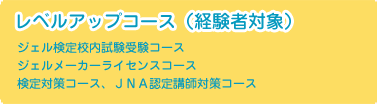 レベルアップコース経験者対象